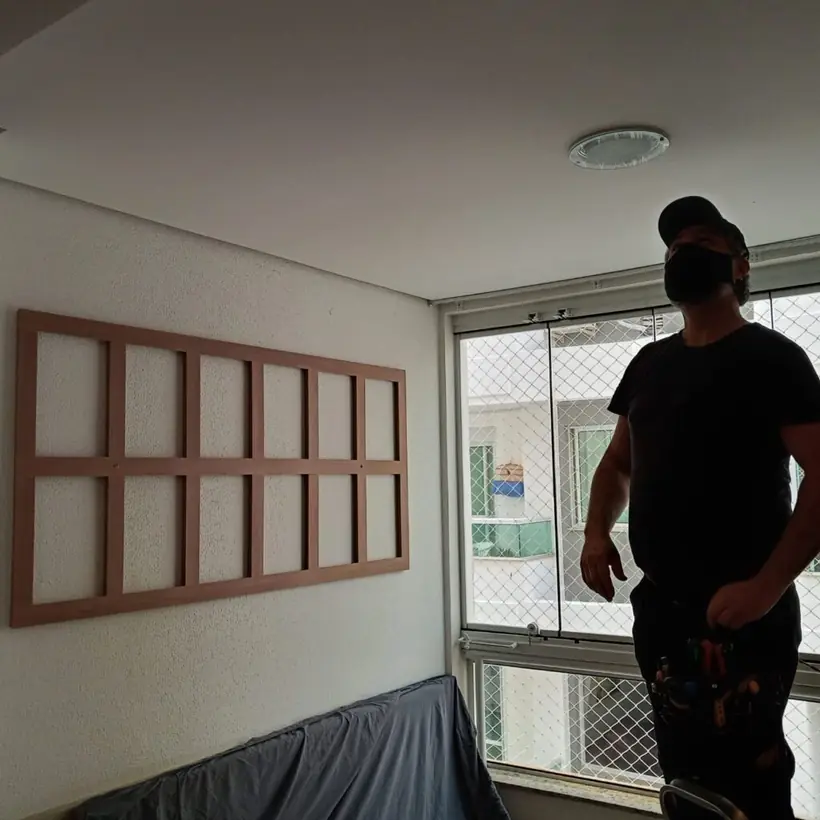 Preparação do ponto elétrico antes de instalar a luminária